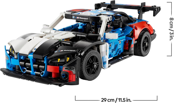 LEGO Technic BMW M4 GT3 EVO Rennwagen - Modellbausatz mit V6-Motor, Lenkung & öffnenden Türen - Gami