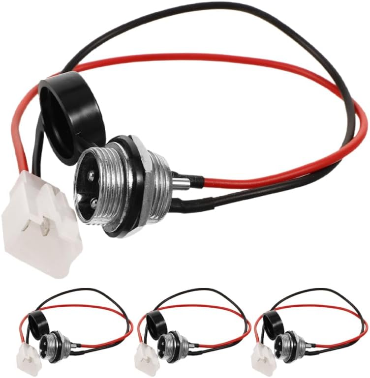 Garneck 4 Stück Zubehör für Elektro-Dreirad, Motorrad-Ladeanschluss für Elektroroller, Erdladung, fü
