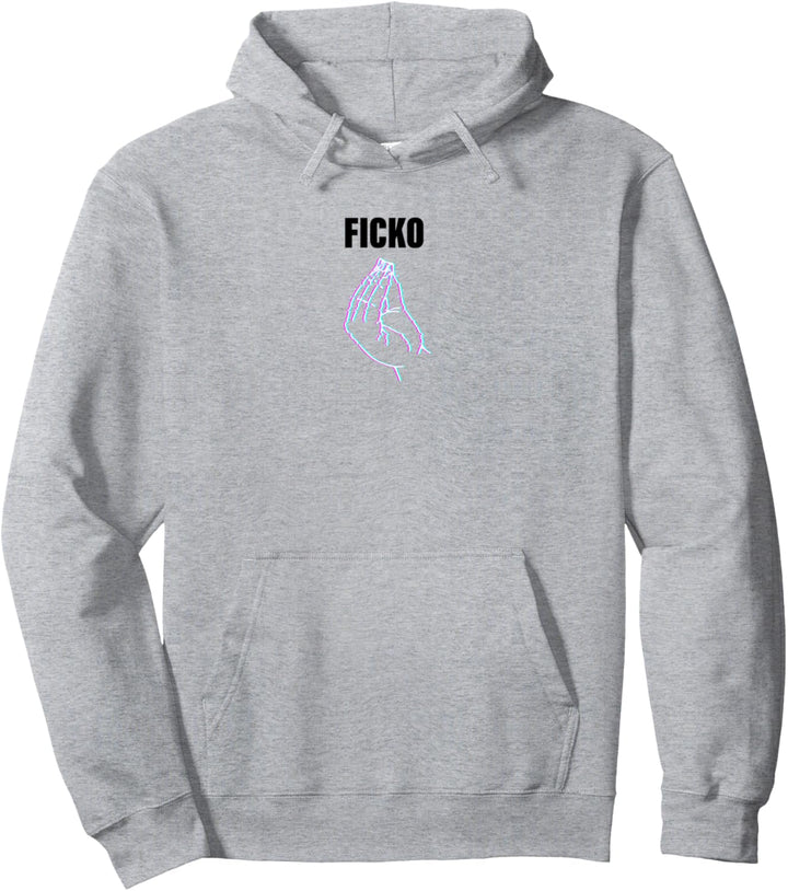 Ficko Italienisches Handzeichen Meme Italien Vaporwave Glitch Pullover Hoodie