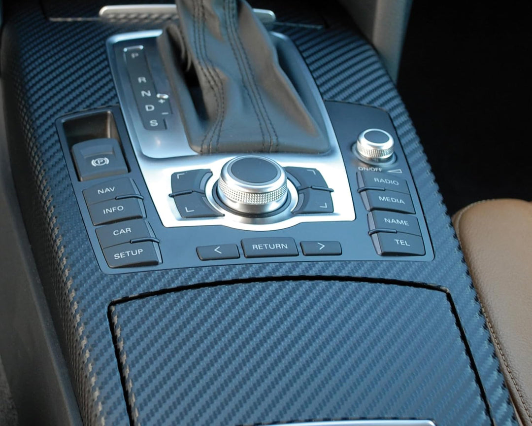 FOLIATEC Cockpit Designfolie Ultra Carbon Folie für Auto Cockpit Fahrzeuginnenraum Aussenspiegel Zie