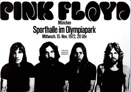 Pink Floyd - Germany, München 1972 » Konzertplakat/Premium Poster | Live Konzert Veranstaltung | DIN