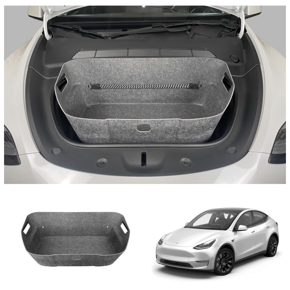 VLOX Tesla Model Y Organizer Aufbewahrungsbox Kofferraum Zubehör Frunk, Frunk