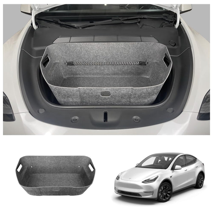 VLOX Tesla Model Y Organizer Aufbewahrungsbox Kofferraum Zubehör Frunk, Frunk