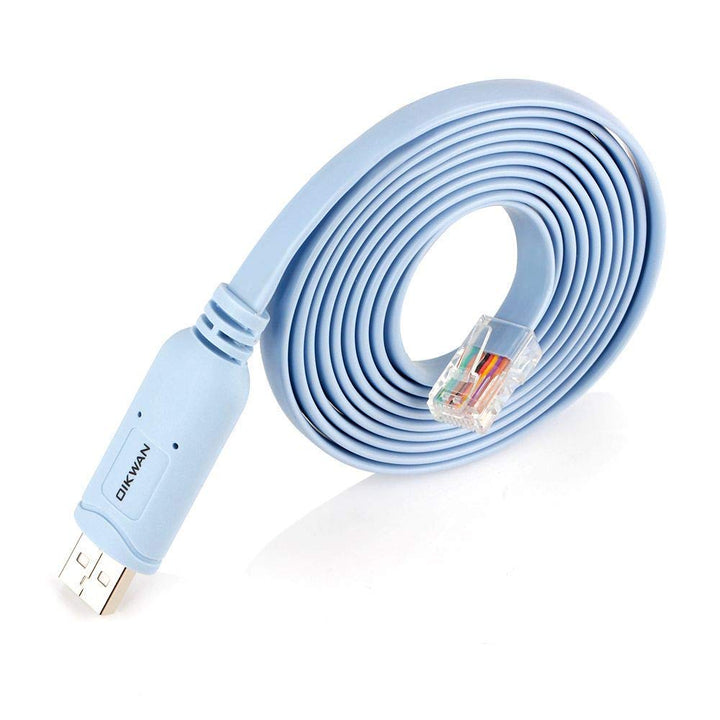 OIKWAN USB Konsolenkabel, USB auf RJ45 Konsolenkabel für Cisco Router/AP Router/Switch/Windows 7, 8