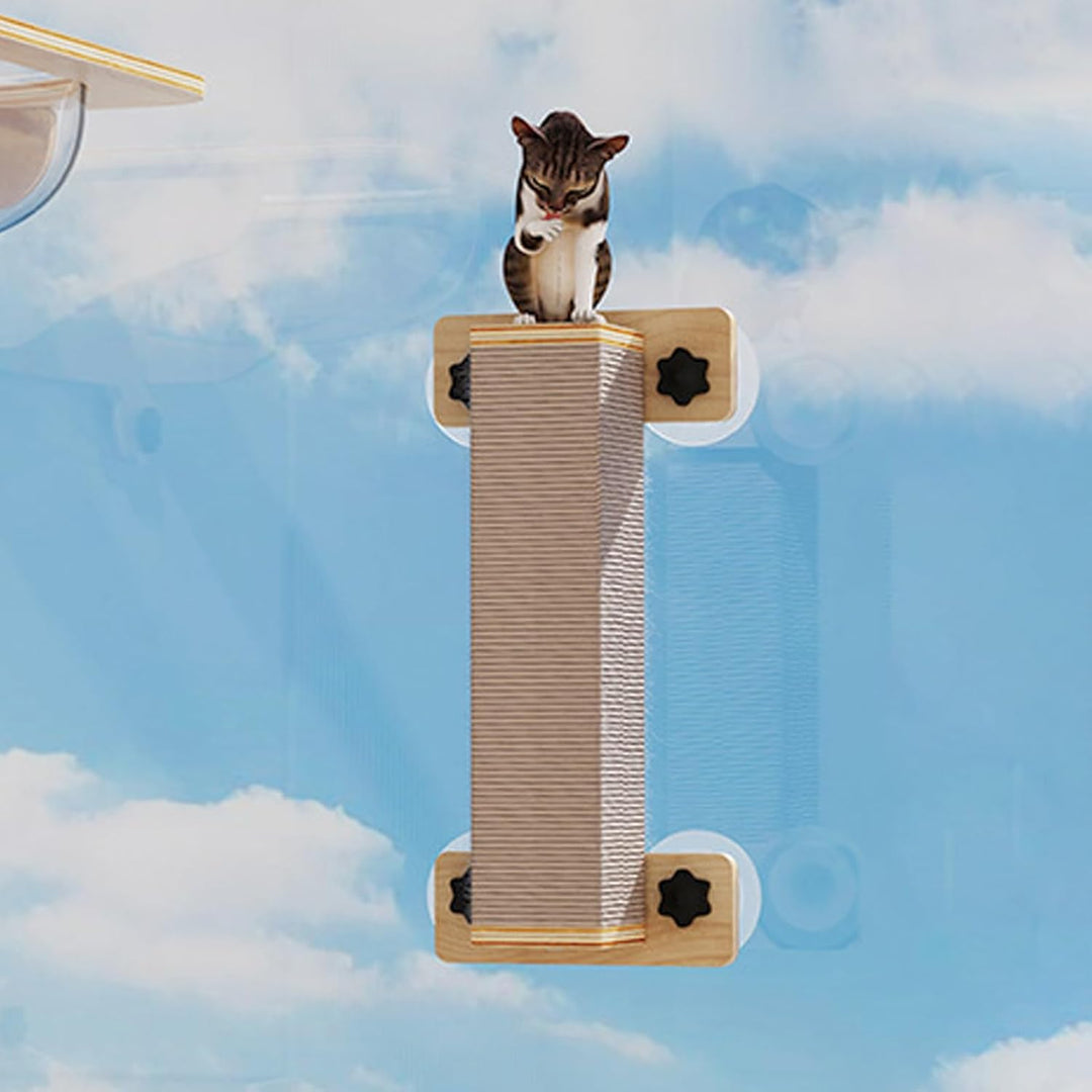 Katzenregale, Set mit sicheren und stabilen Sitzstangen für Katzen – Sitzstange, Treppe, für Fenster