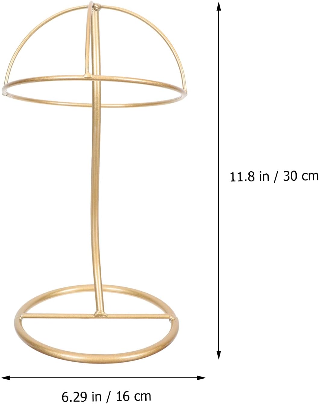 TOPBATHY Hutständer Aus Eisen Mit Kuppelform Design Für Hüte Und Perücken Stabiler Metallhalter Für