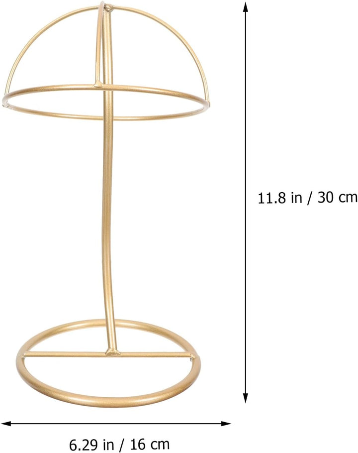 TOPBATHY Hutständer Aus Eisen Mit Kuppelform Design Für Hüte Und Perücken Stabiler Metallhalter Für