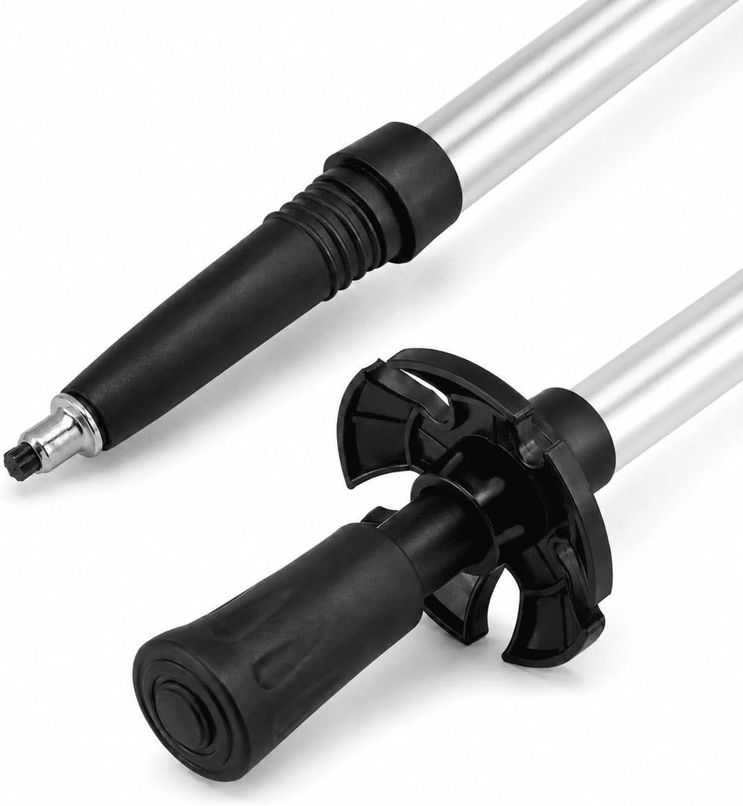 MidGard Teleskop Nordic Walking Stöcke, 50-110 cm höhenverstellbar, Antischock Dämpfung, Wanderstöck