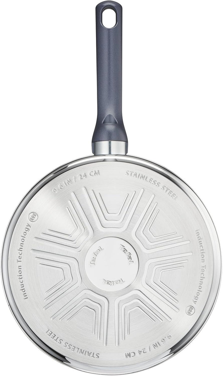 Tefal g7133214 dailycook Pfanne, Edelstahl, 24 cm, Metal, 2 43,7 x 25,6 x 10,6 cm, 43,7 x 25,6 x 10,