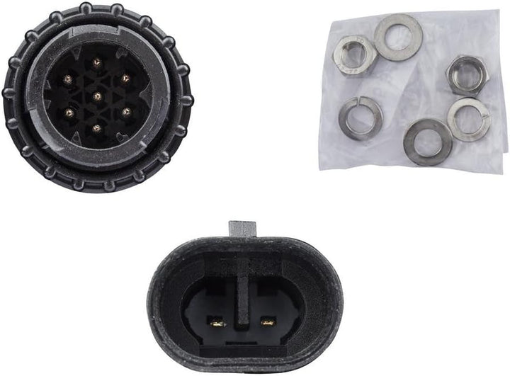 HELLA - Heckleuchte - Hybrid - 24V - Anbau/geschraubt - Lichtscheibenfarbe: glasklar - Stecker: DIN-