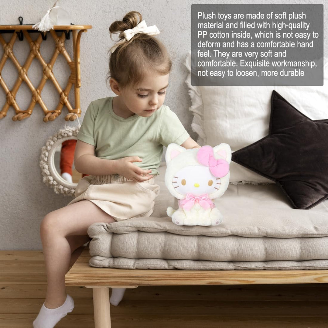 Tydeus Beige Stofftier Plüschtier für Kinder,Plush Kuscheltier,Beige Süsse Plüschpuppen,Flauschiges