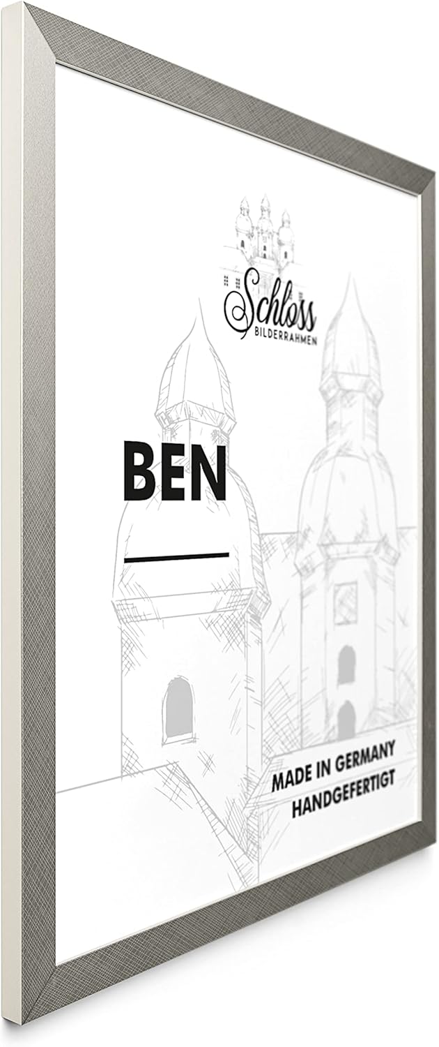 Ben 50x70 cm, Dekor Alu gebürstet 50x70 cm Alu gebürstet, 50x70 cm Alu gebürstet