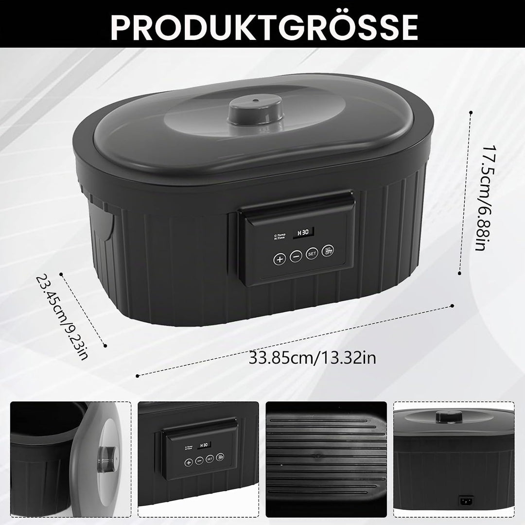 Paraffinbad für Hände und Füsse Set, 5L Paraffin Wachsbad Maschine Paraffinbäder Wachsbad für Hände