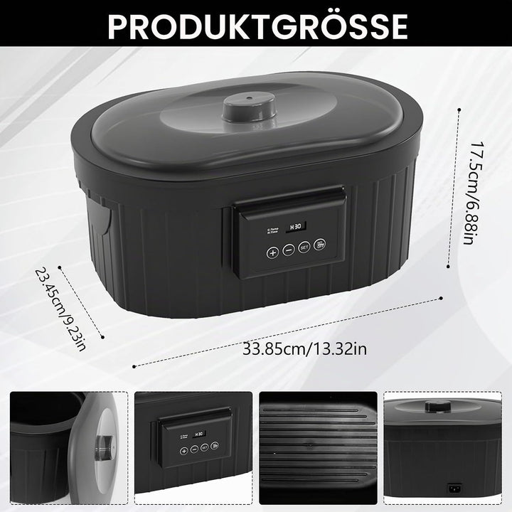 Paraffinbad für Hände und Füsse Set, 5L Paraffin Wachsbad Maschine Paraffinbäder Wachsbad für Hände