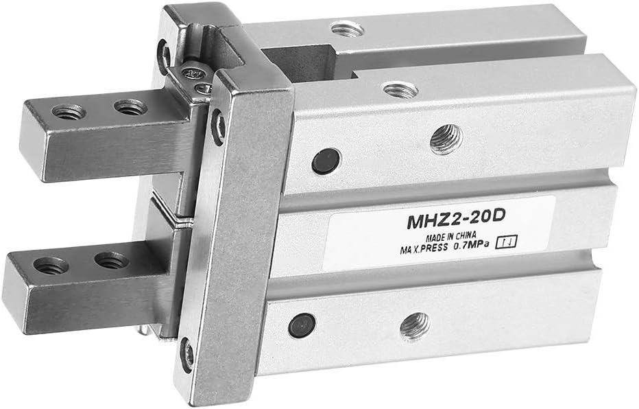 Jadeshay Parallel Greifer, MHZ2-20D 20mm Pneumatikzylinder Luftgreifer-Pneumatikzylinder Paralleler