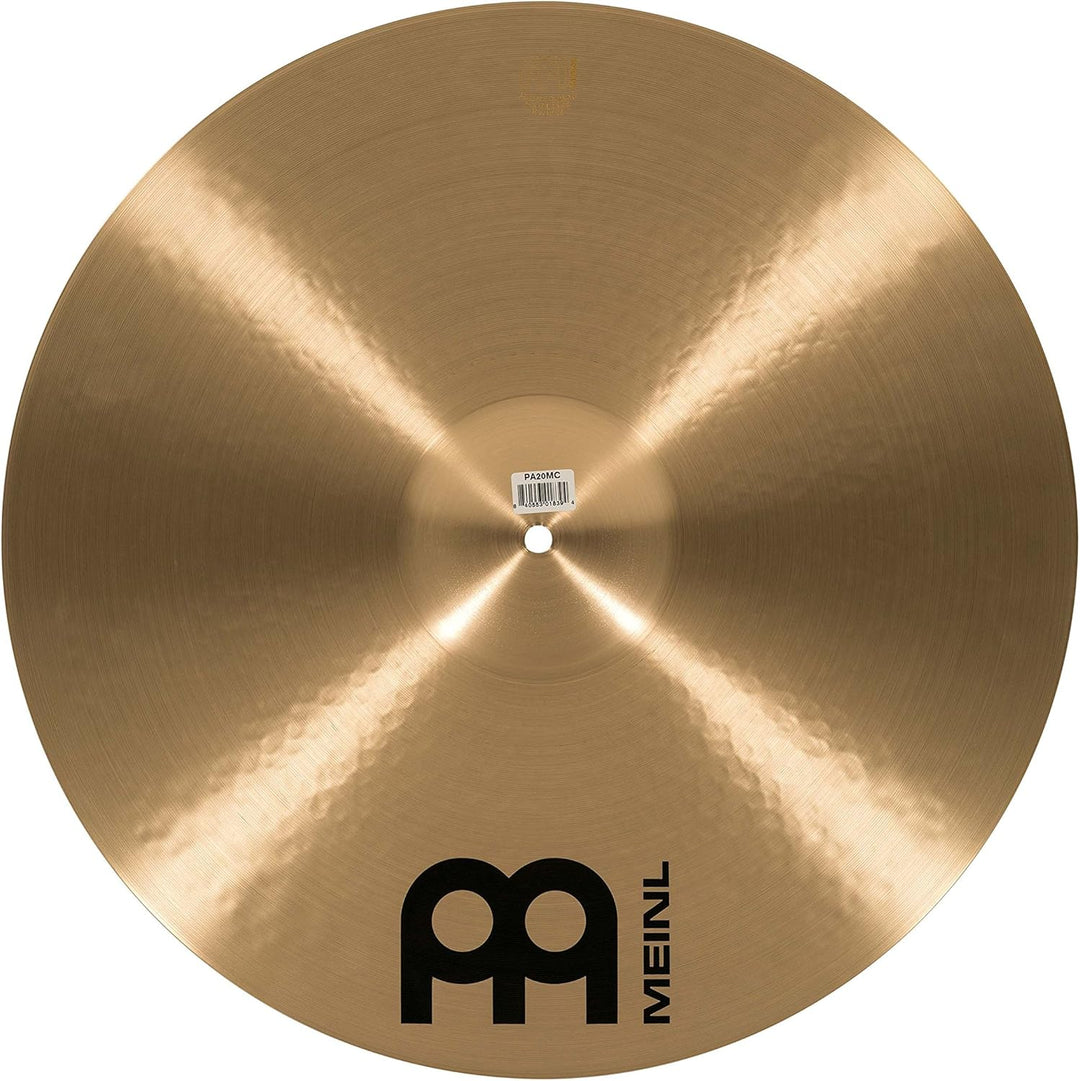 Meinl Cymbals Pure Alloy Crash Medium 20 Zoll (Video) Schlagzeug Becken (50,80cm) Pure Alloy Bronze,