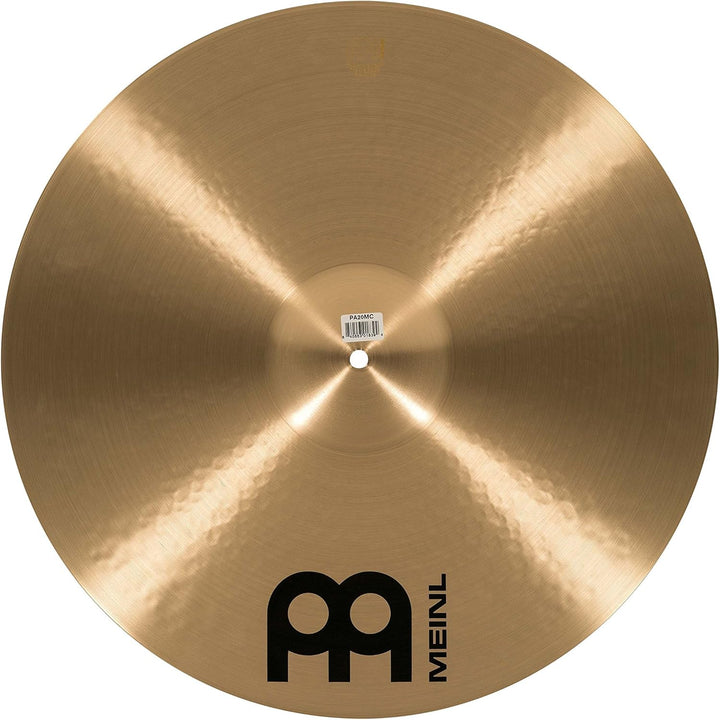 Meinl Cymbals Pure Alloy Crash Medium 20 Zoll (Video) Schlagzeug Becken (50,80cm) Pure Alloy Bronze,