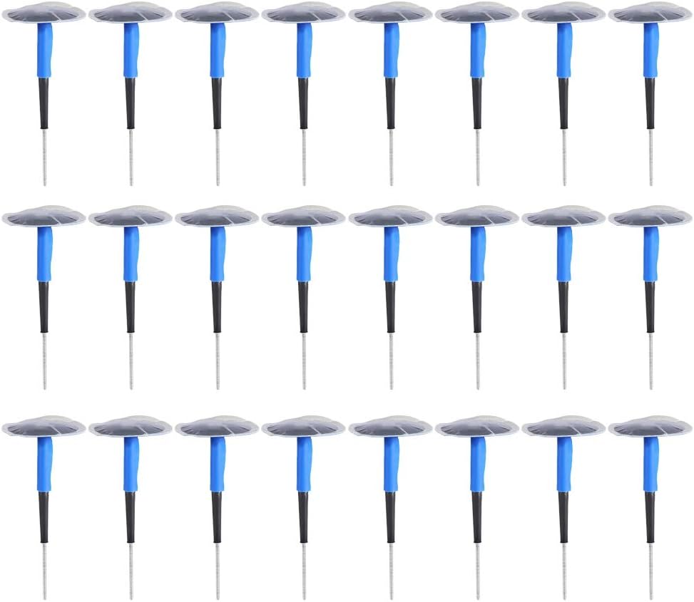 Nimoa Reifenreparatur Gummi-Universal Tubeless Reifenpilz Nagelreparaturfolie für Automobile und Mot