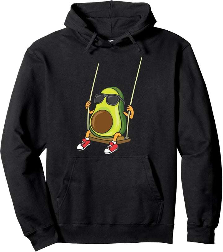 Funny Swinging Avocado Swinger Pullover Hoodie