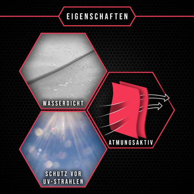 Autoabdeckung Wasserfest & Extrastark Vollgarage Autoplane Abdeckplane gegen Regen Schnee Wind UV-St