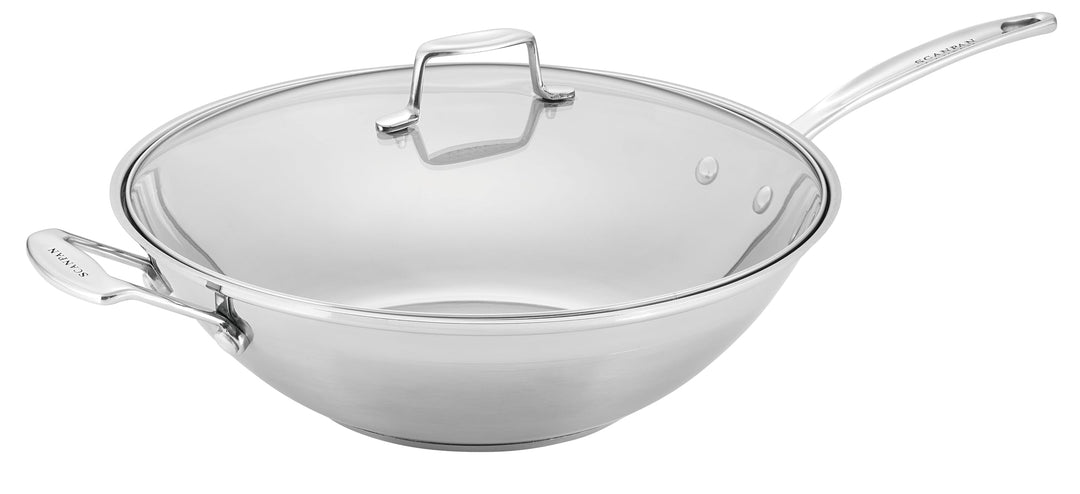 Scanpan 71303200 Wok mit Deckel - Impact, 32 cm, 32 cm