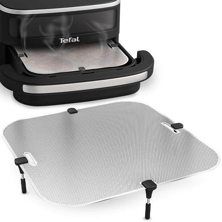 ZauberFry Spritzschutz, Effektiver Edelstahl Fettspritzschutz kompatibel mit Tefal Easy Fry XL Surfa