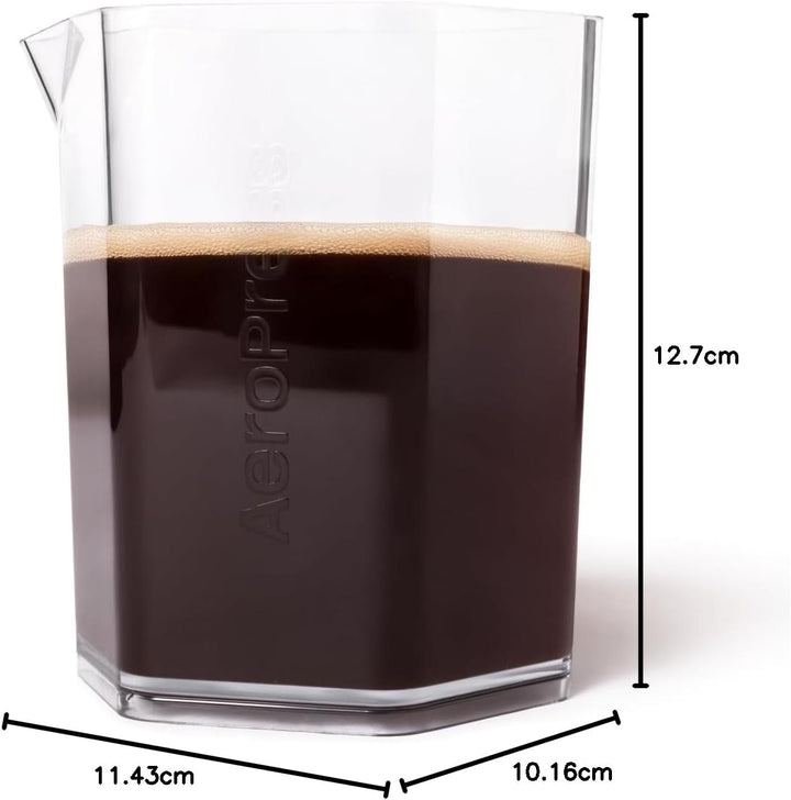 AeroPress Kaffeekaraffe, 600 ml (20 oz) Fassungsvermögen, Bruchsichere Pour Over Karaffe, Ideal für