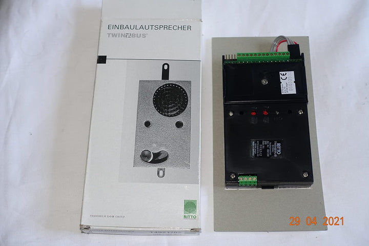 Ritto Einbaulautsprecher für Türstationen & Briefkastensysteme - Einstellbare Mikrofon- & Sprachlaut