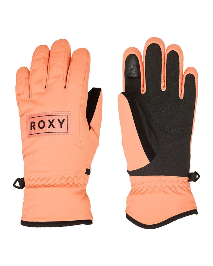 Roxy Mädchen Freshfield Girl Gloves Winter-Handschuhe L Coral Chic, L Coral Chic
