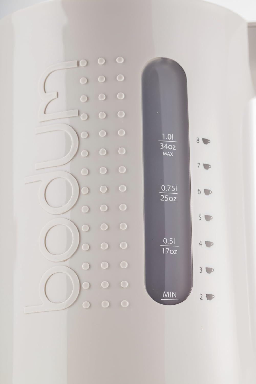BISTRO: Elektrischer Wasserkocher, 1.0 l Off White 1,0 L, Off White 1,0 L