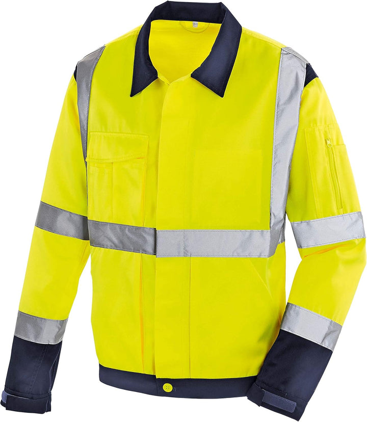 teXXor 4116-L Warnschutz-Jacke "Davenport", Grösse L, Warngelb/Marineblau L Warngelb/Marineblau, L W