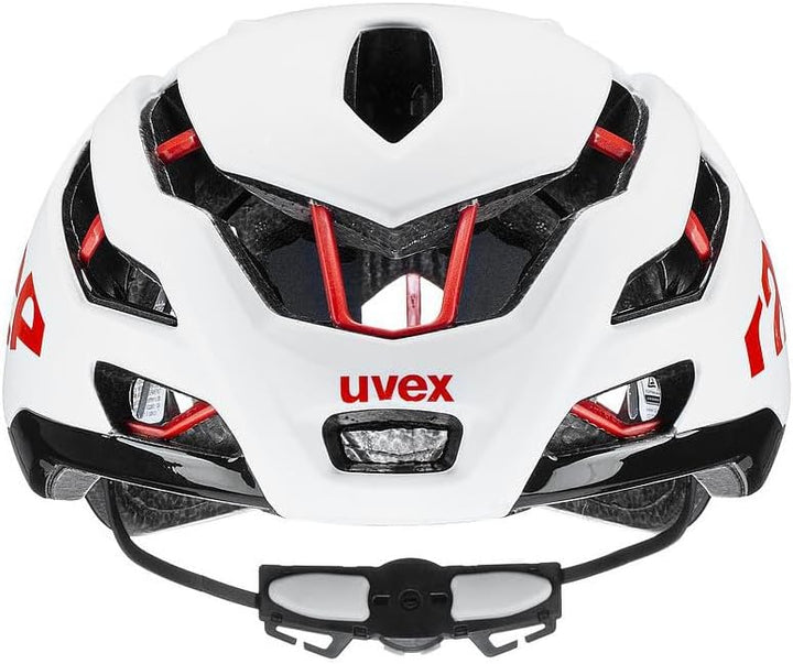 uvex Unisex's Race 9 Bike Helmet white - red mat 57-60 cm, white - red mat 57-60 cm