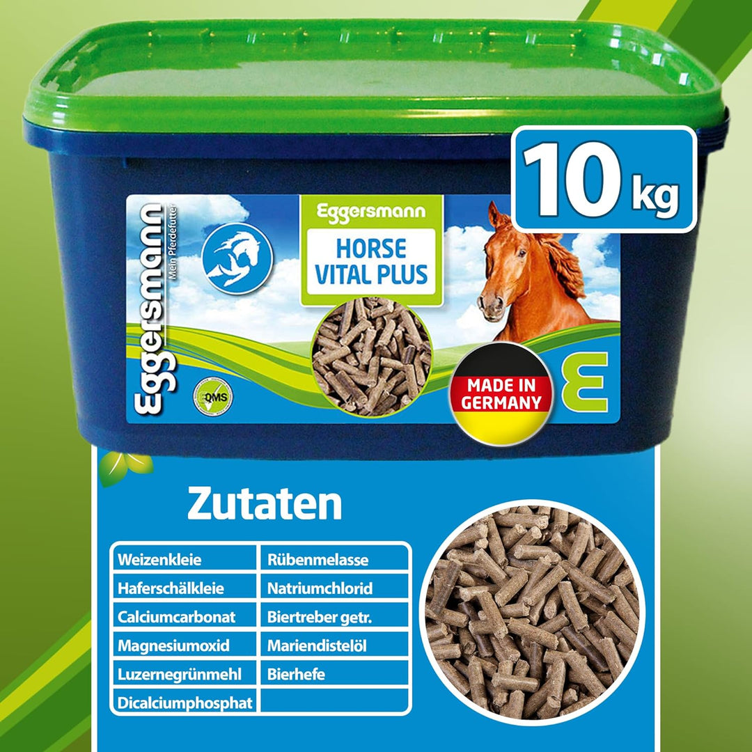 Eggersmann Horse Vital Plus – Mineralfuttermittel für Pferde Aller Art – Vitaminreiches Mineralfutte