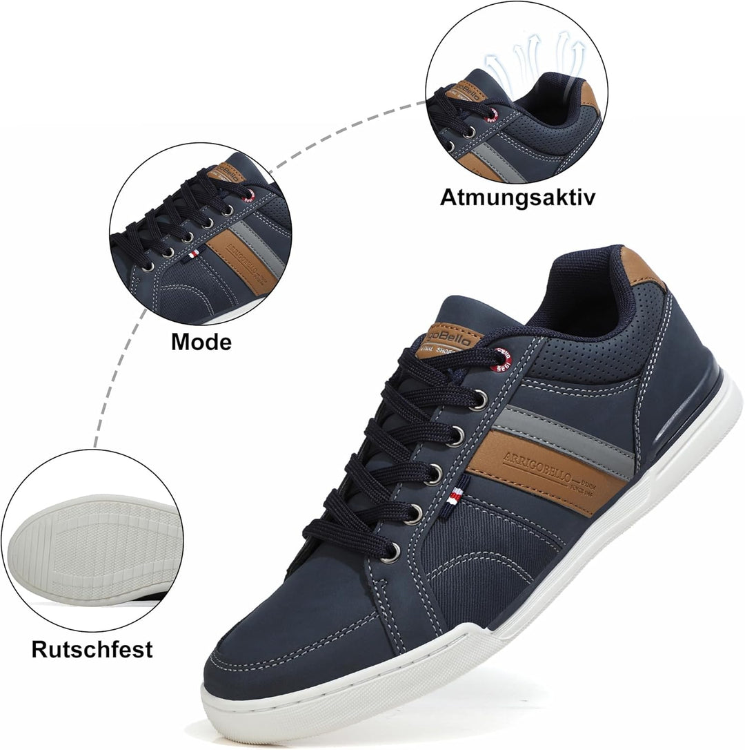 AX BOXING Freizeitschuhe Herren Sneakers Walkingschuhe Mode Schuhe Leichte Trainers Sportschuhe Grös