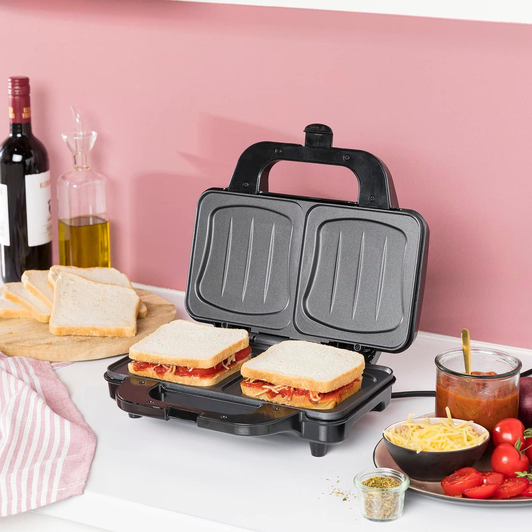 Tristar SA-3060 Sandwich Maker – Extra tiefe Grillplatten – Zwei Portionen gleichzeitig