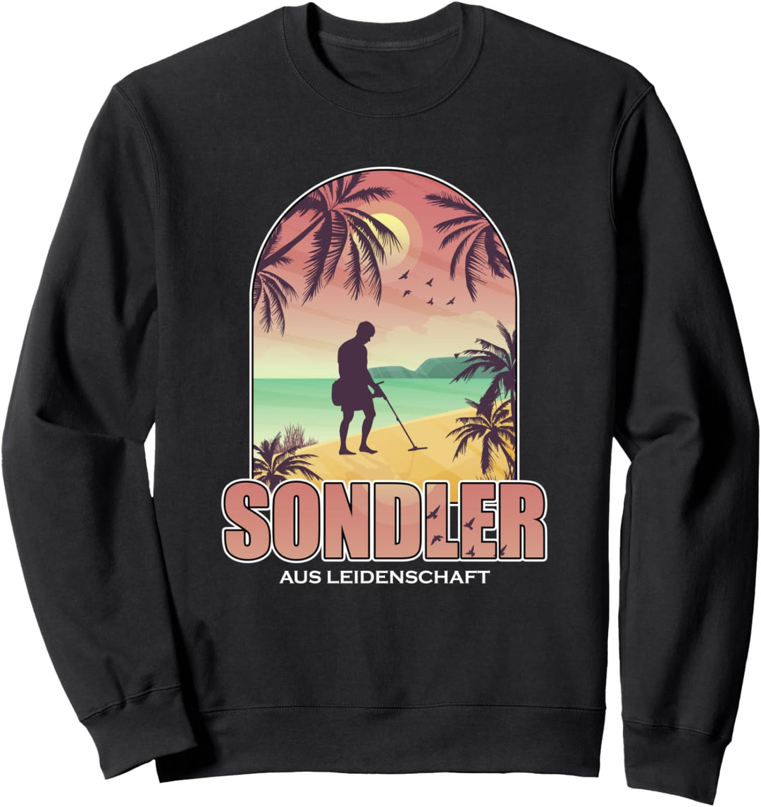 Cooles Retro Sondler Hobby Sondeln Ackerbuddler Sondeln Sweatshirt