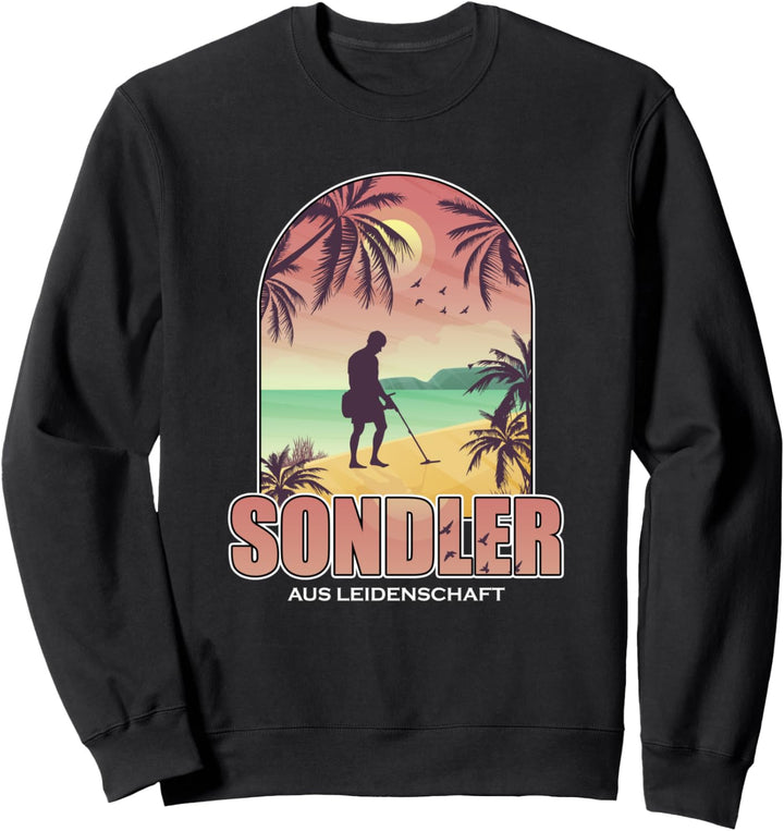 Cooles Retro Sondler Hobby Sondeln Ackerbuddler Sondeln Sweatshirt