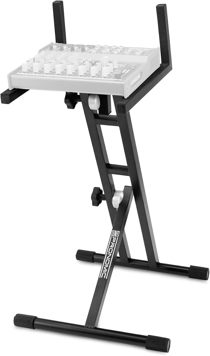 Pronomic MXS-100 Mixer und Amp Stativ (Multifunktional für Mixer, Gitarrenverstärker, Combo Amps, La