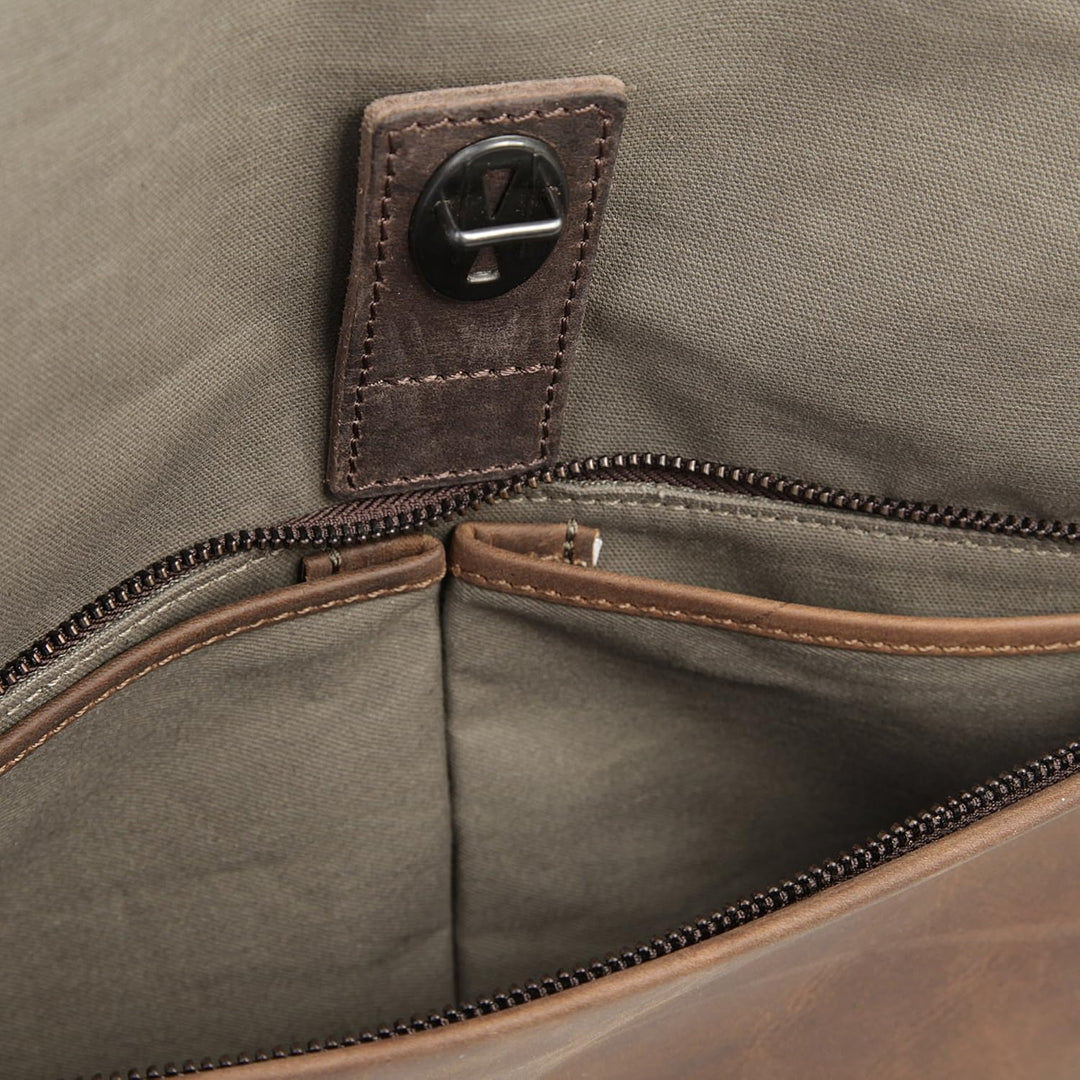 HAROLD'S Twister Messenger Leder 36 cm Laptopfach