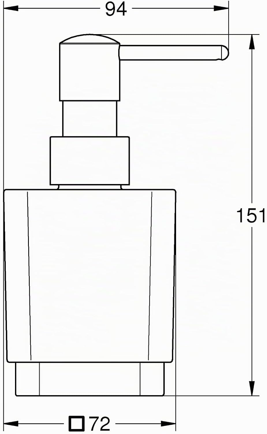 Grohe Selection Cube Seifenspender, 40805000