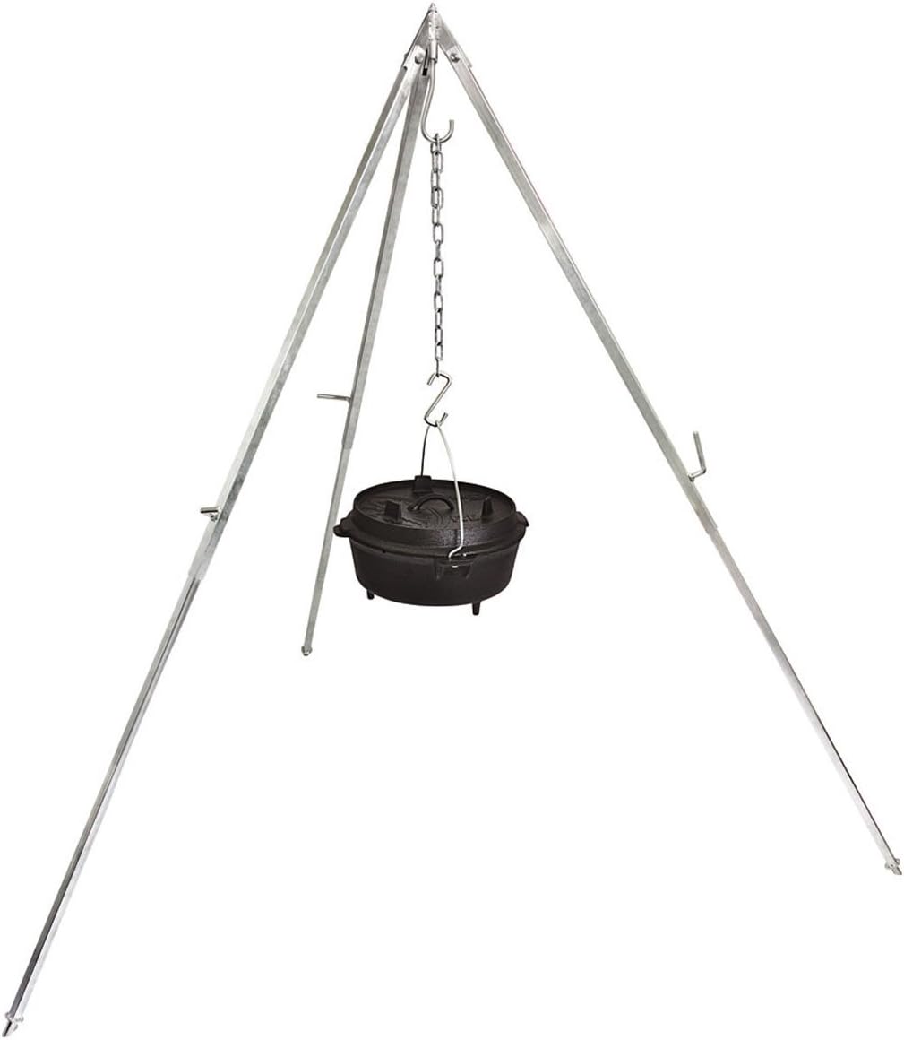 Petromax Dreibein: Hiermit wird Ihre Outdoor Küche vollkommen, mit Kette und Haken:: mehr erfahren >