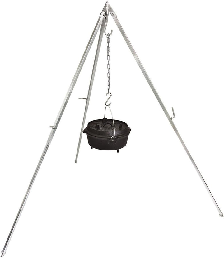 Petromax Dreibein: Hiermit wird Ihre Outdoor Küche vollkommen, mit Kette und Haken:: mehr erfahren >