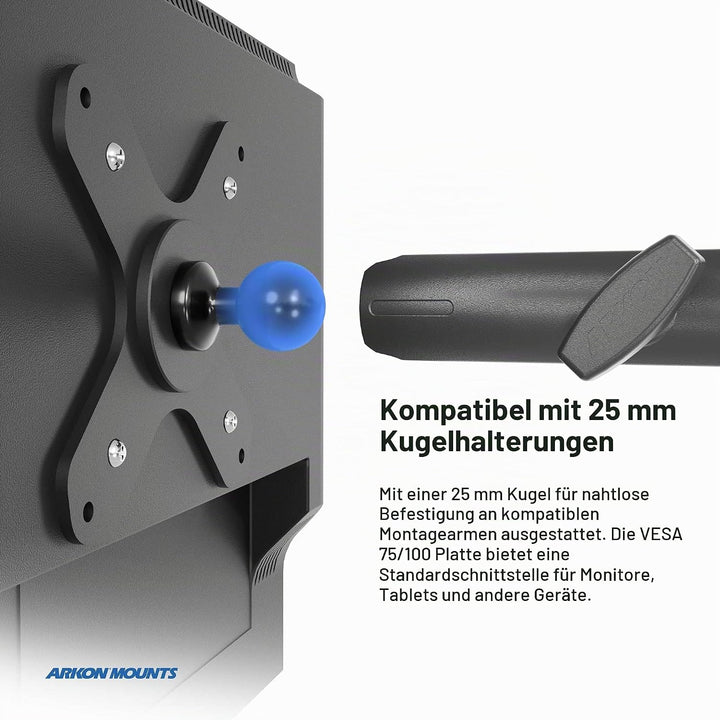 Arkon VESA kompatibel TV-Wandhalterung (ap25mmvesa)