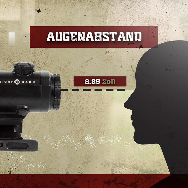 SIGHTMARK® XTM-3 Magnifier mit LQD Flip to Side Montage