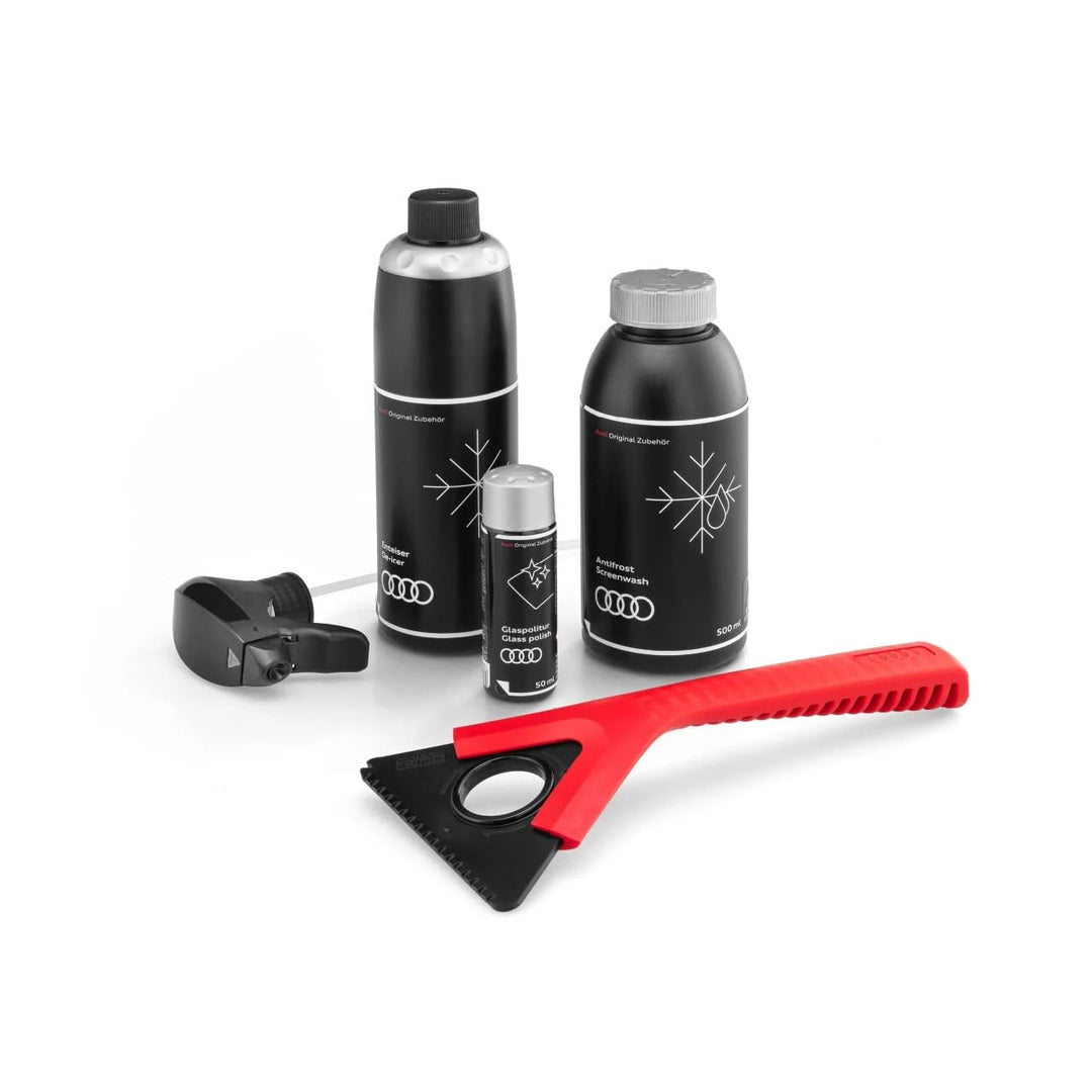 Audi 4K0096352 Pflege-Set Winter Scheibenreiniger Antifrost Enteiser Glaspolitur Eiskratzer Frostsch