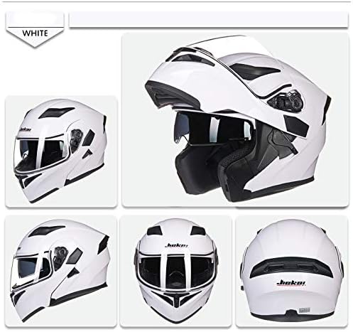 JIEKAI Helm für Motorräder Full-Face Motorcycle Helmet Tragbarer Integralhelme Flip-up Motorradhelm
