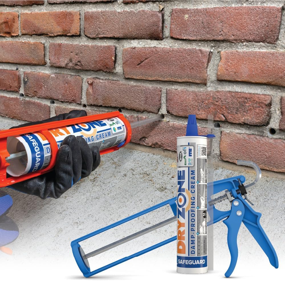 Dryzone Horizontalsperre Kit - Injektionscreme gegen feuchte Wände und aufsteigende Feuchtigkeit – F