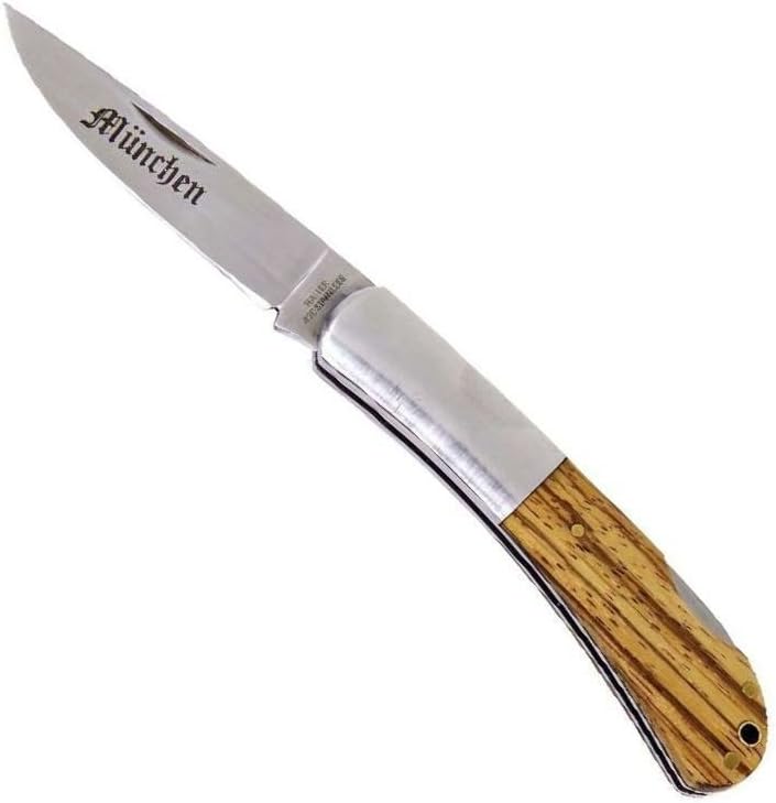 Haller Taschenmesser Stahlbacken Zebraholz, 40411