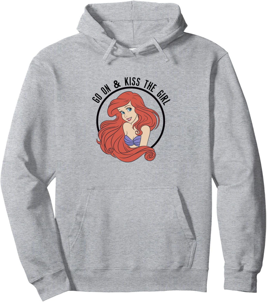 Disney The Little Mermaid Ariel Go On & Kiss The Girl Pullover Hoodie