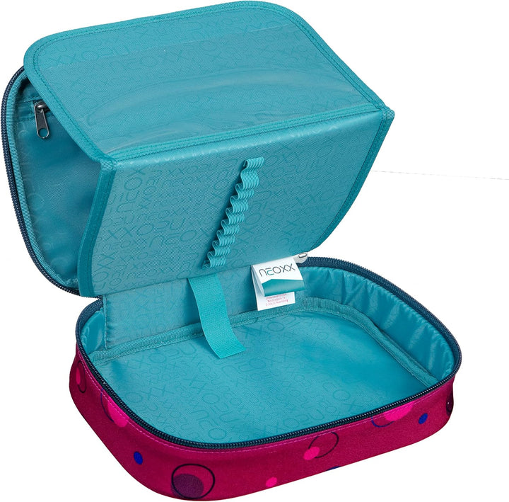neoxx - Schlamperbox Dunk Bubble me Around – aus recycelten PET-Flaschen – Platz für EIN Geodreieck